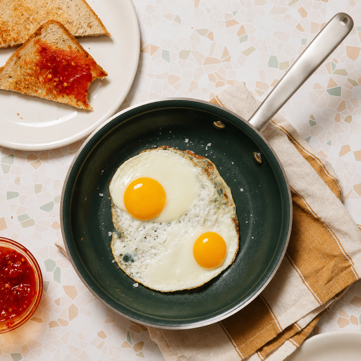 HOC CeramicClad Non Stick Frying Pan