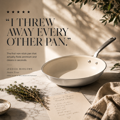 HOC Ceramic-Clad Non Stick Frying Pan